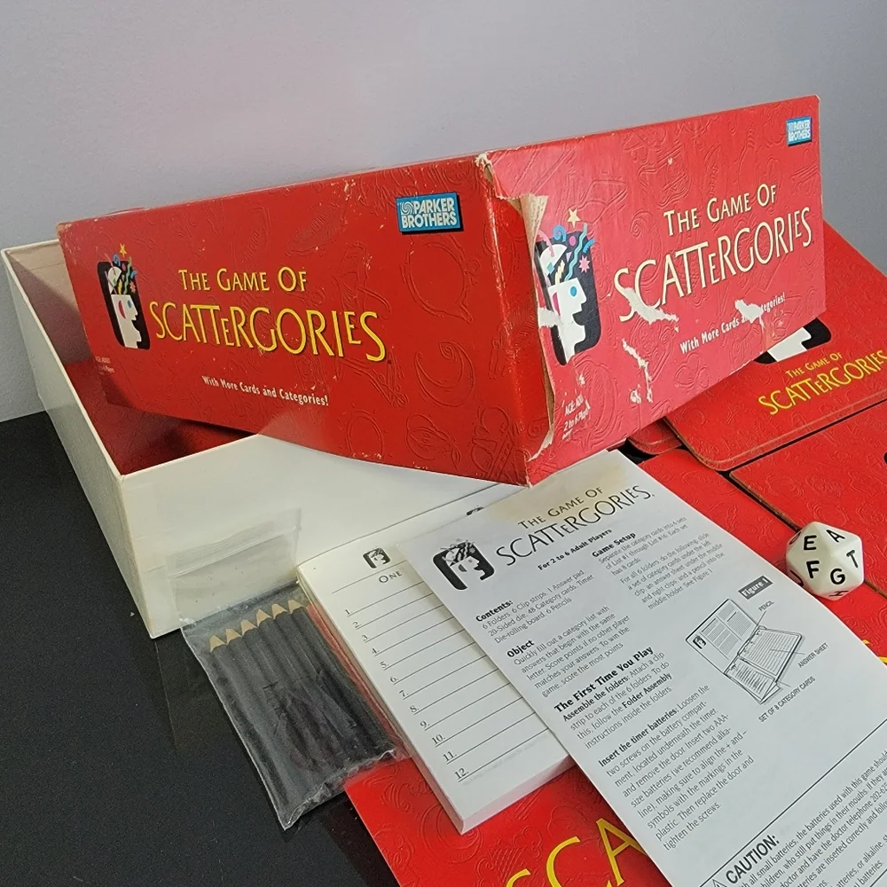 The Game of Scattergories 2003 Edition